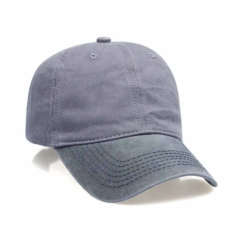 Mezcla de 8 colores Denim lavado Snapback gorras otoño verano hombres y mujeres gorra de béisbol Golf bloqueador solar Baseball Casquette de Hockey sombrero