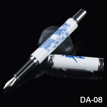 

1 X Luxury Fountain Pen Jinhao 950 Blue and White Porcelain Dragon 0.5MM Nib 18kgp