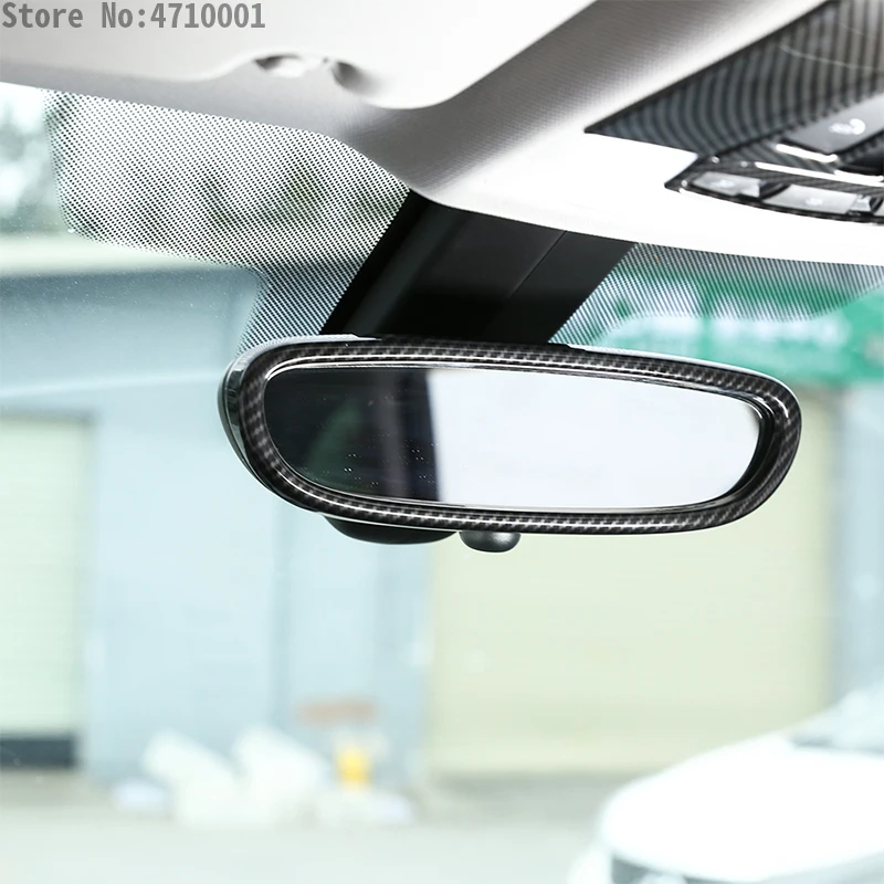 Интерьер зеркало заднего вида рамка Крышка отделка автомобильные аксессуары для BMW X1 F48- 1 серия F20 2011
