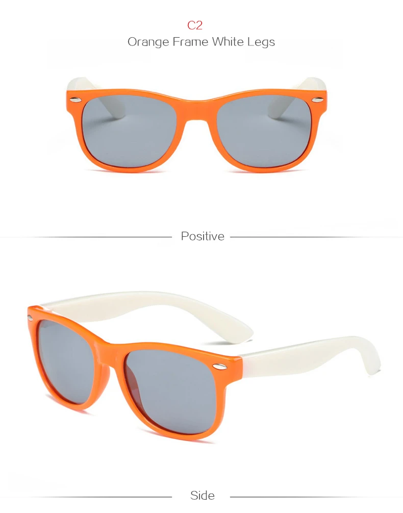 Oulylan поляризованные солнцезащитные очки для детей, яркие цвета, для мальчиков и девочек, солнцезащитные очки, ультра-мягкие силиконовые защитные очки, детские очки