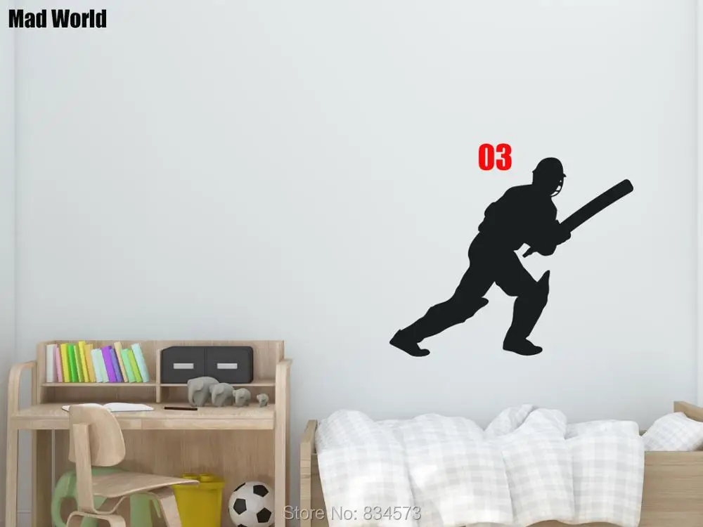 Cricket Batsman Player Sports Silhouette 03 56 68w 1