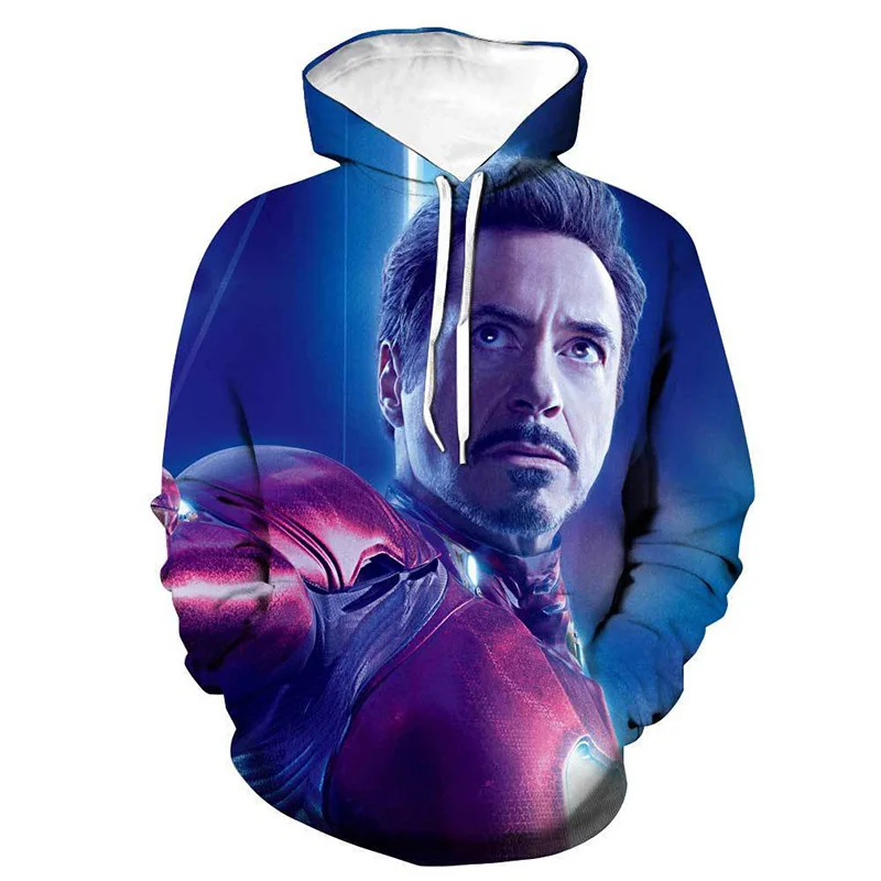 

Avengers Digital Print Painted Turtleneck Sweater, Sports Hoodie Sweatshirt