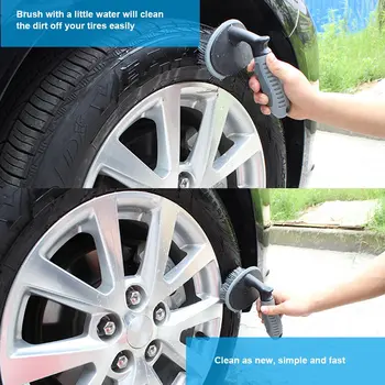 

Car Accessories New Portable Tire Hub Brush Cleaning Tool Kit for Auto Car Motorcycle for bmw e46 e90 ford focus 2