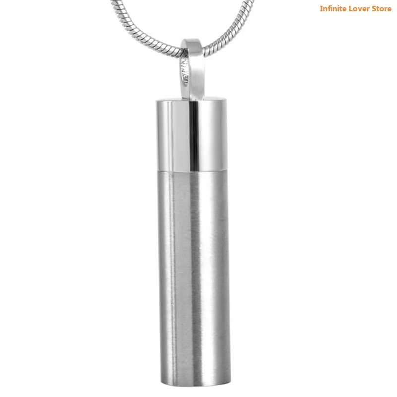 4pcs Cremation Ash Urn Memorial Pendant Stainless Steel Letter Print Charms