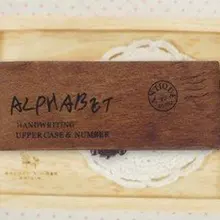 42 шт./компл. почерк прописные symble штамп набор в подарочной коробке Деревянный штамп DIY zakka свежий канцелярские школьные принадлежности(ss-216