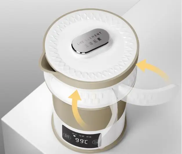 Портативный дорожный Электрический чайник креативный складной Термочашка чайник для воды