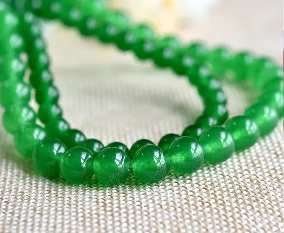 Бусины россыпью с натуральным зеленым камнем 4 16 мм нитка 15 5 дюйма|beads natural|beads 4mmloose