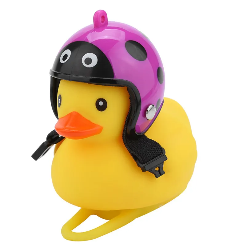 Night Light For Children Cartoon Duck Shape Shining Duck Bells Bedside Lamp Hone Garden Light Silicone Night Lamp 40JUN55