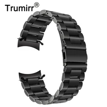 Trumirr новейший модный ремешок для часов samsung gear S3 классический Frontier металлический ремешок из нержавеющей стали спортивные Смарт-часы полосы