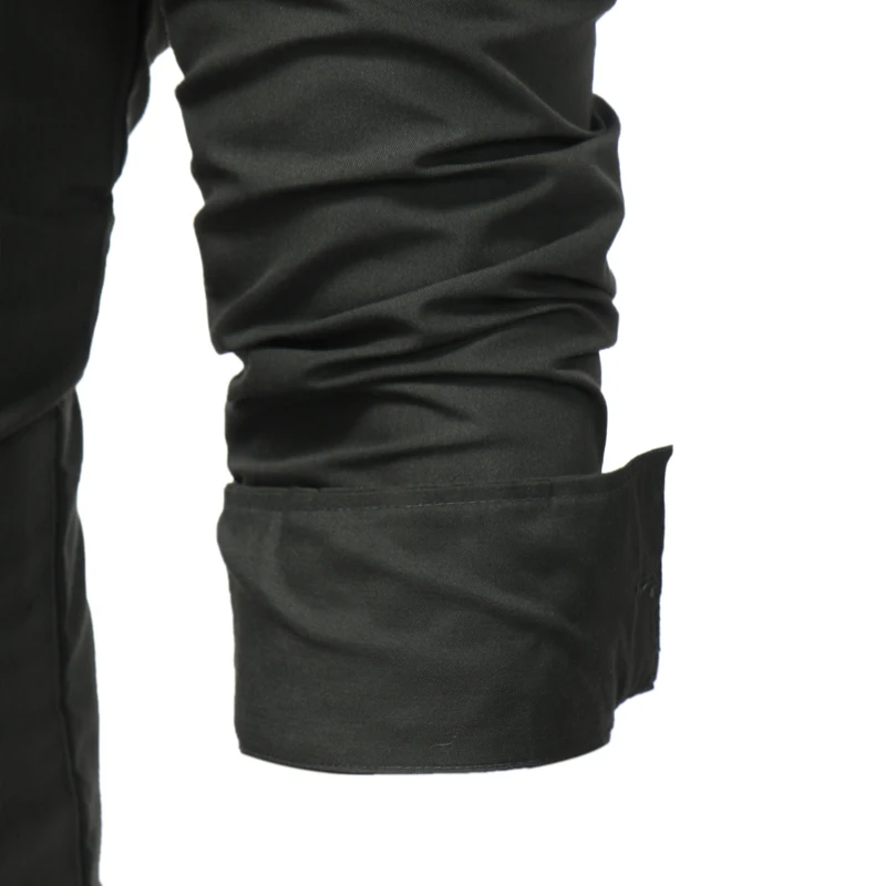 Новая модная одежда мужская рубашка с длинными рукавами весенне-летняя приталенная хлопковая рубашка мужские рубашки в стиле кэжуал NNX-048