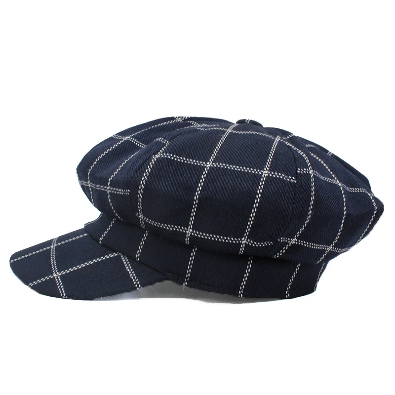Женская кепка Newsboy, льняная восьмиугольная кепка, весенне-летний берет для девочек, кепка s, винтажная Кепка, Женская Повседневная Кепка, шапка для художника OGL004