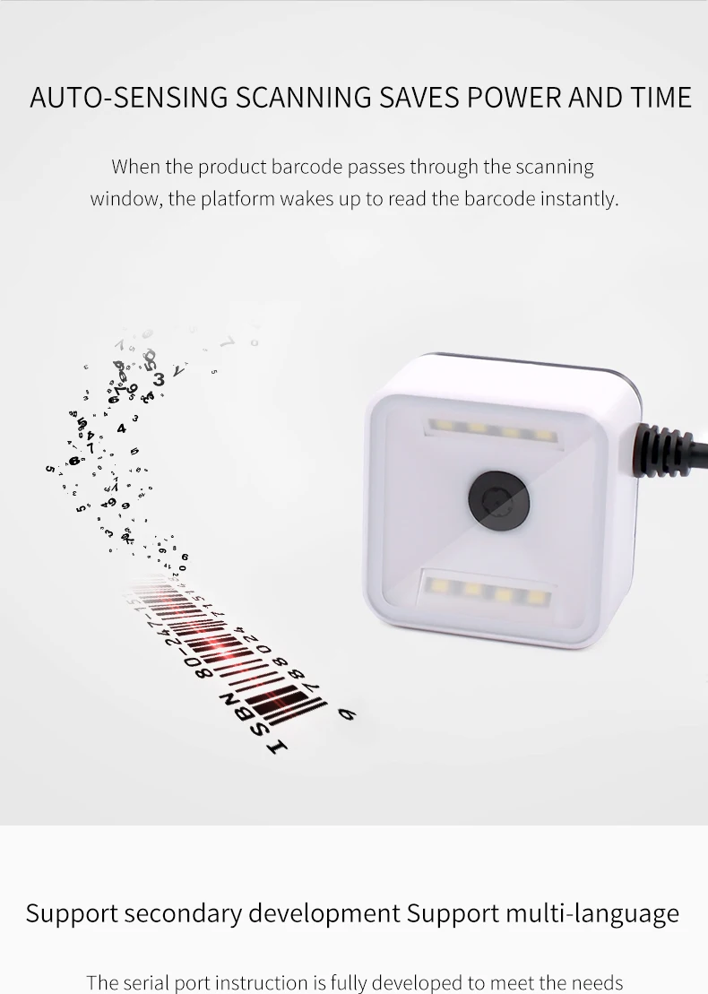 Scanner de Código de Barras Controle de Acesso Chegam Novas High-end Mini 2d - 1d qr Fixo Montagem Led Vermelho Ep7000 8 barras controle de acesso led vermelho