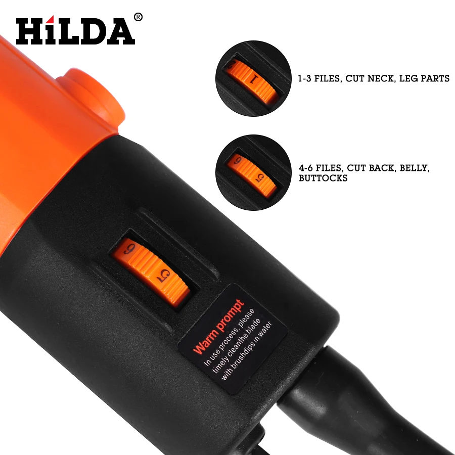 HILDA 220V электрическая для стрижки овец машинка для стрижки волос Ножницы Резак Коза машинка для стрижки лошадей машина 6 передач Скорость 13 зубы лезвия