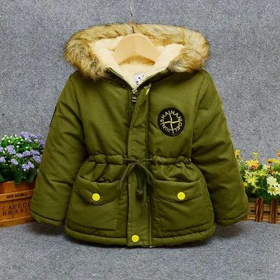 

Baby Girls Boys Jacket Fashion Autumn Winter Camouflage Coats Army Children's Windbreaker Outerwear