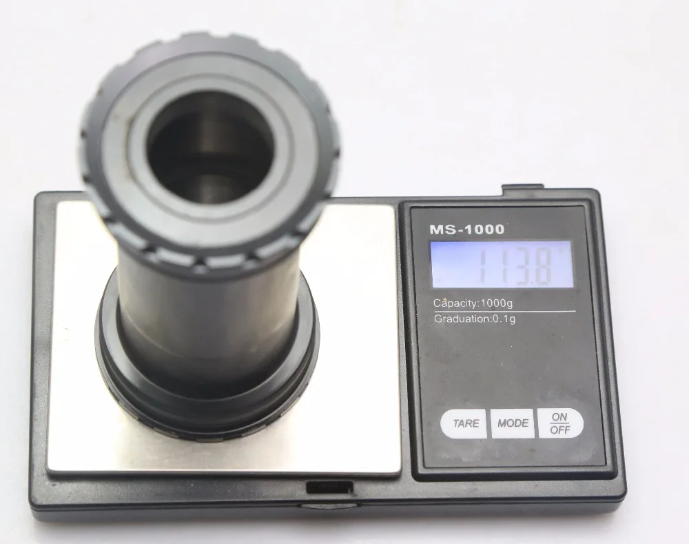 ACRZ-BB386 386 24 Adapter Bicycle Press Fit Bottom Brackets Axle for MTB Road Bike Shimano, 24mm Crankset