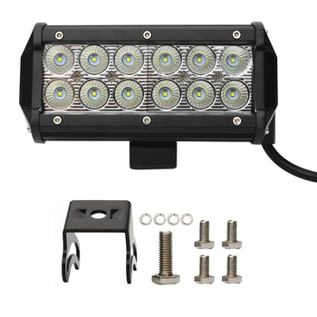 

LEEPEE 2520Lm 36W Led 12V 24V Waterproof Spot Flood Lamp 7 inch SUV ATV LED Offroad Car Truck Tractor Super Bright