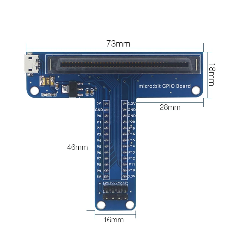 Микросхема: Плата расширения типа T GPIO для макетной платы для детей