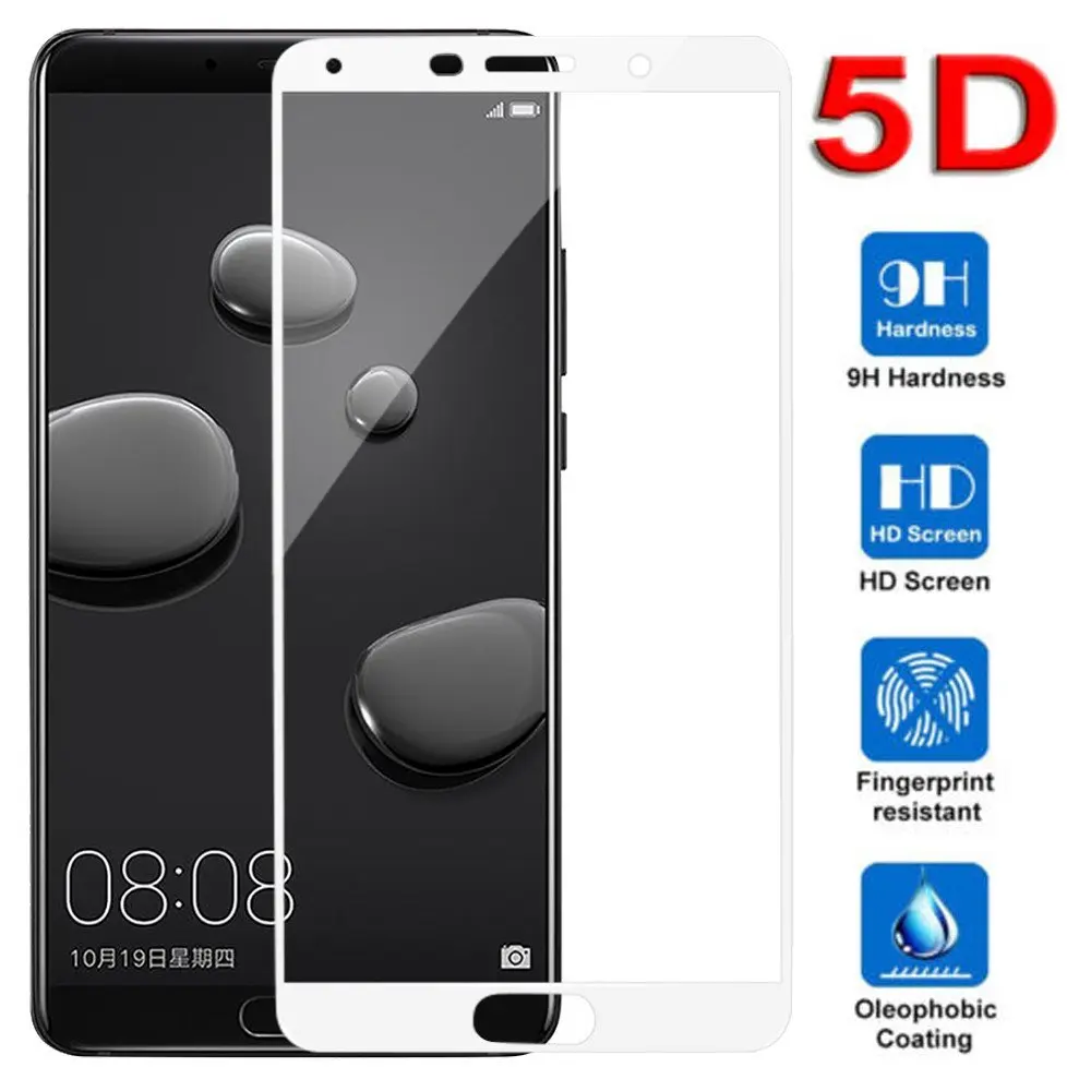 Изогнутое закаленное стекло с полным покрытием для Huawei P20Lite P20 Pro Mate10 V10 5D пленка