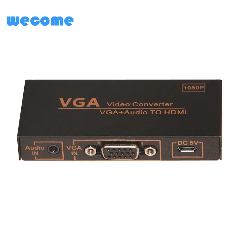 

WECOM VGA+Audio TO HDMI Video Converter switcher switch,VGA+Audio TO HDMI Audio Video