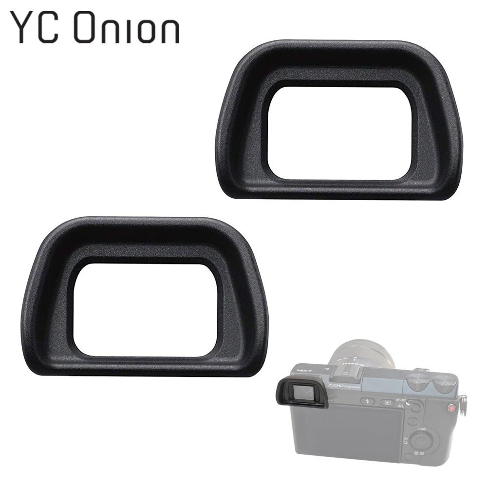 

2PCS FDA-EP10 Camera Eyepiece Viewfinder Eyecup Protector Replacement For Sony NEX-7 NEX-6 FDA-EV1S A6000 A6300 A7000