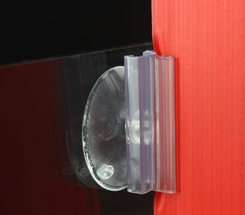 

Pop Sign Clip Ads Sign Card Label Price Tag Holder Grip Ads Advertising Display Rack Label Holder Suction Sucker Snap Clamp Clip