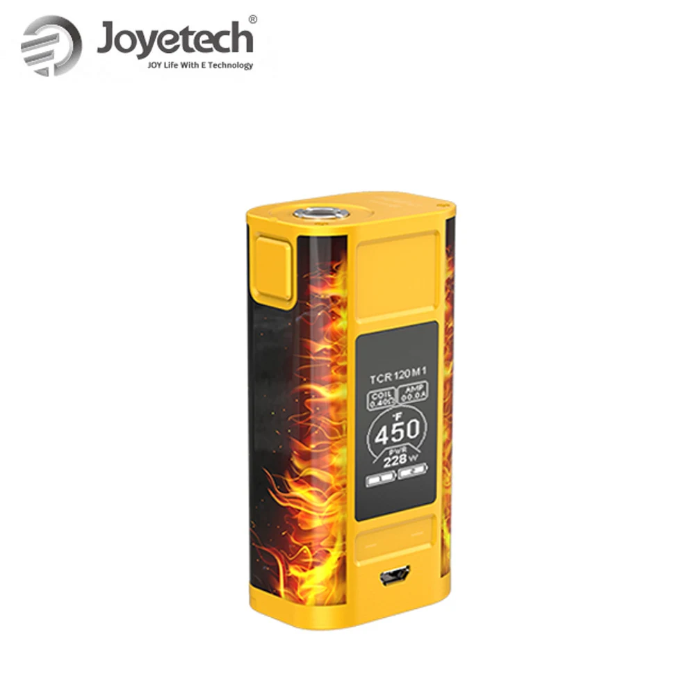 Оригинальная электронная сигарета Joyetech cuboid Tap TC Mod 228 Вт с oled дисплеем питание от