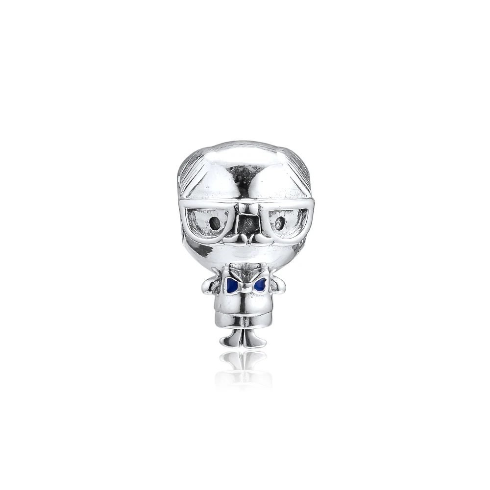 

CKK Fit Pandora Bracelet Mr. Wise Charms 925 Original Sterling Silver Charm Beads for Jewelry Making Bead Kralen Perle