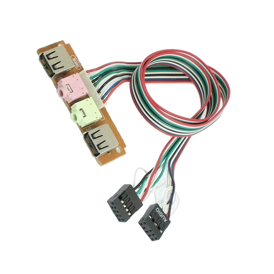 ПК корпус компьютера Передняя панель USB аудио порт микрофон наушники кабель