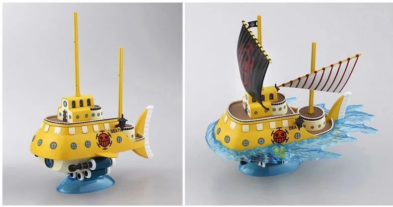 One Piece - Straw Hat Pirates Going Merry and Thousand Sunny Ships Action Figures