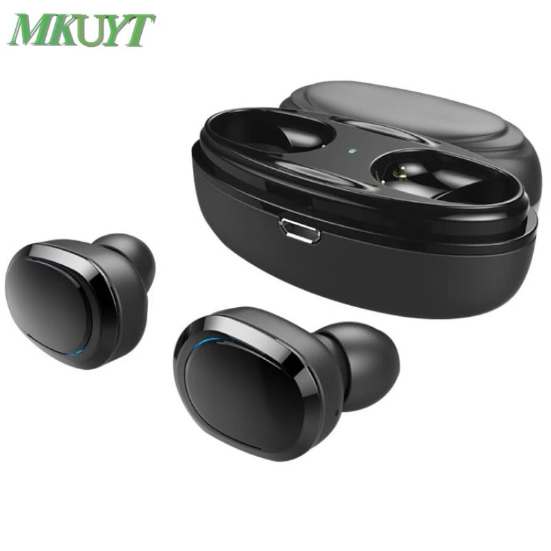 

MKUYT Sports Wireless Bluetooth Earphone Mini Stereo Bluetooth Earphones With Microphone Wireless Earbuds For Iphone Android