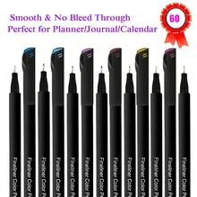 Ручка Fineliner, фломастер, кончик для набросков, аниме, художественная иллюстрация, технический маркер, акварельный рисунок, набор ручек Fineliner