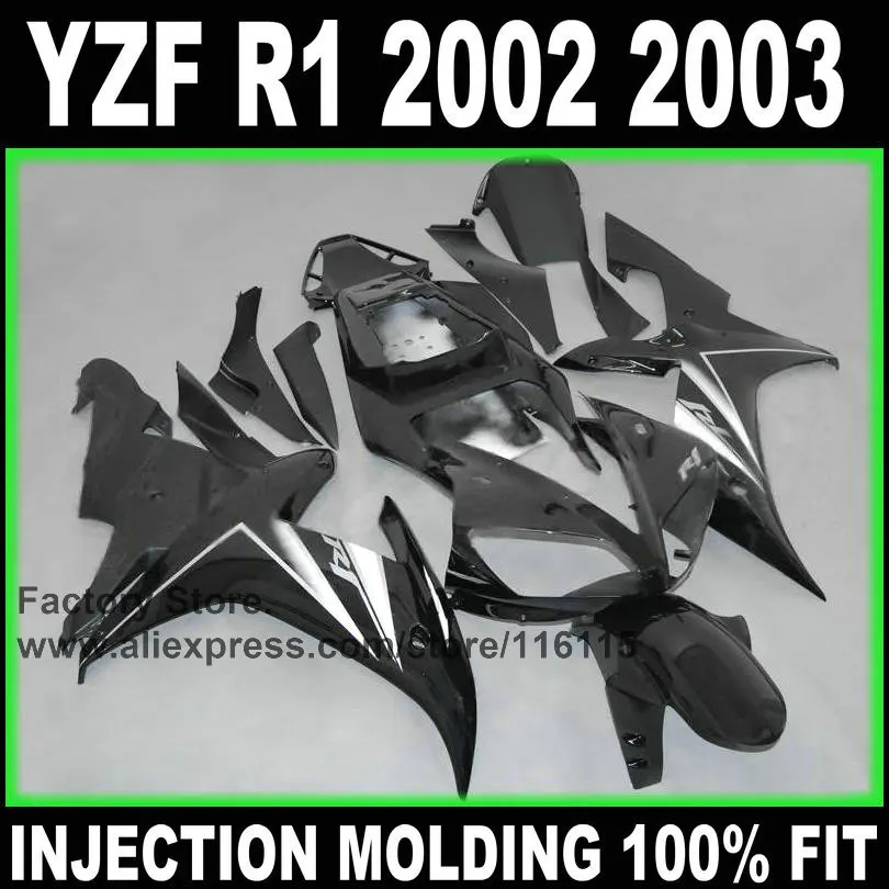 MOTOMARTS в продаже! Полный набор обтекателей для мотоциклов ABS YAMAHA 2002 YZF R1 2003 02 03 цвета: