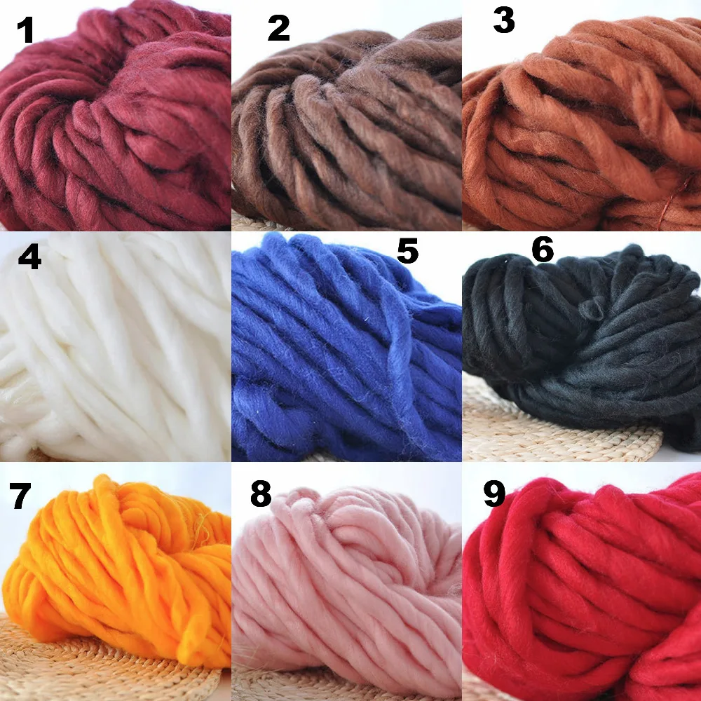 Super Chunky Yarn Big Loop Thick Polyester Bulky Yarn for