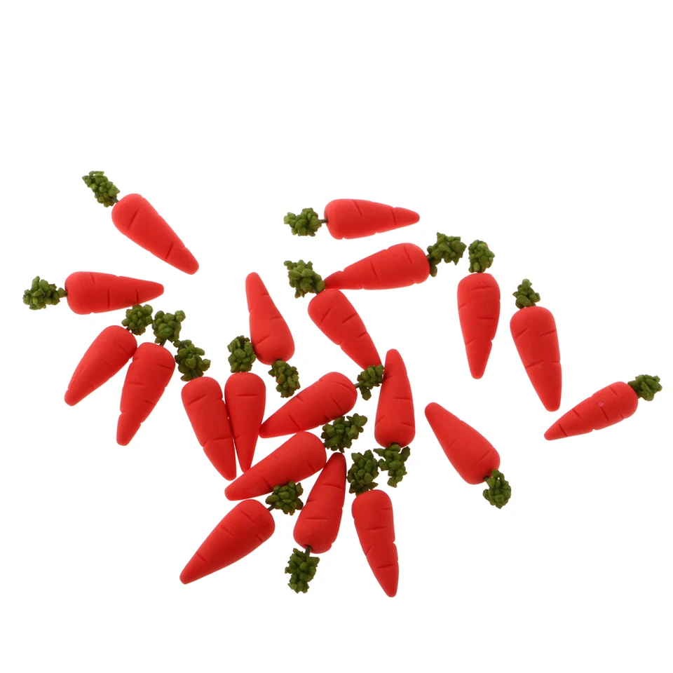 Lots of 10 Mini Green Bell Pepper 1:12 Dollhouse Miniatures Vegetables Food
