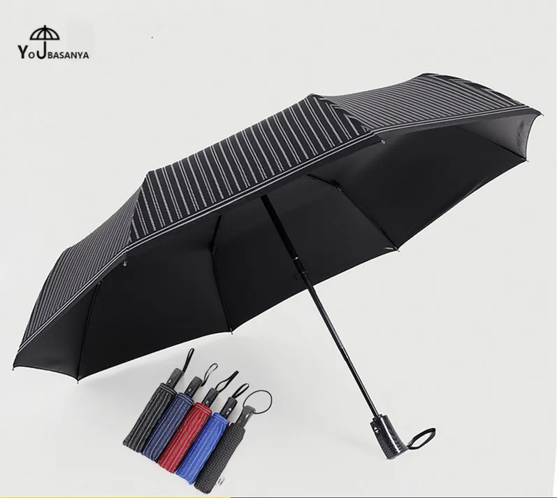 Wind resistant Fully Automatic Umbrella Rain Men Business Folding