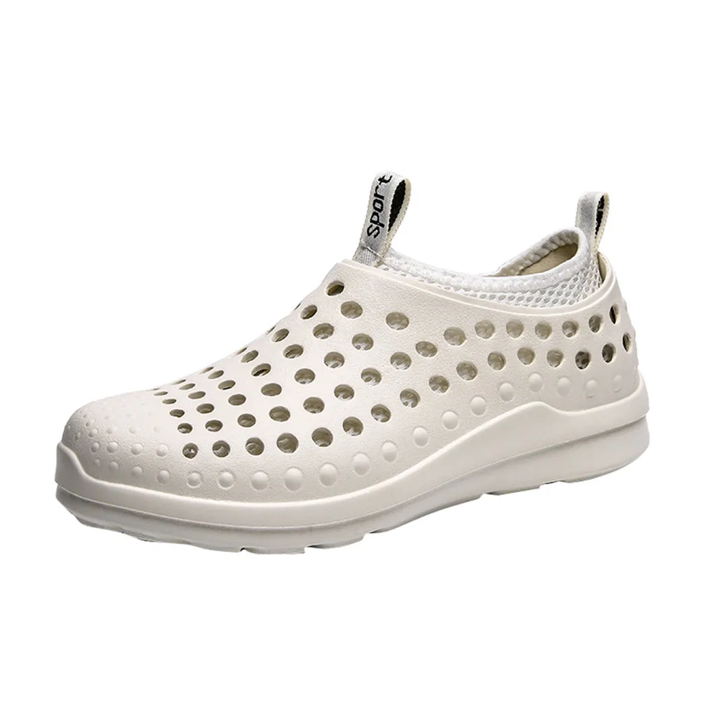 

SAGACE 2019 fashion men's novelty versatile breathable non-slip sets of feet sandals casual three-use beach shoes new listing