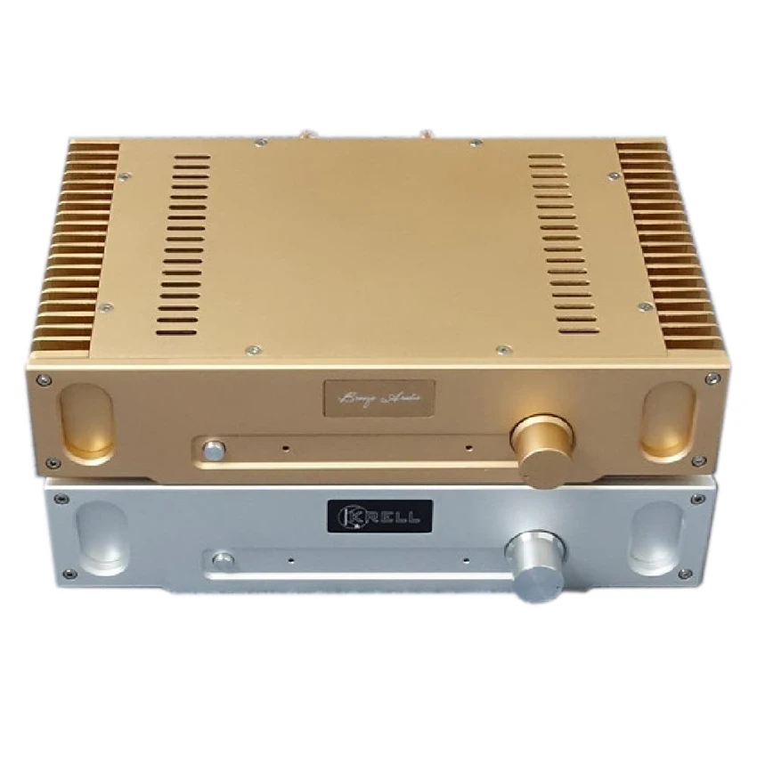 

width 336* high 75* deep 208mm Mini DIY all aluminum chassis power supply amp DAC amplifier chassis housing