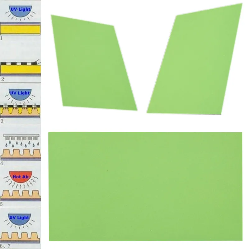 1pcs DIY 30cm*20CM Photopolymer Plate Rubber Stamp Making Craft Letterpress Polymer Die