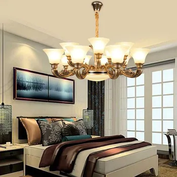 

European chandeliers LED bedroom living room crystal chandelier hotel restaurants crystal living room lights led lighting led