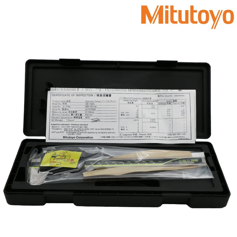 Цифровой штангенциркуль Mitutoyo 500 155 30 диапазон измерений 0 150 мм 01