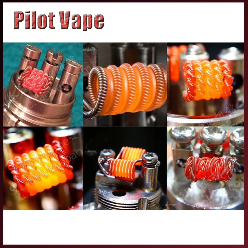 Pilot Vape E Cig DIY Coil Heating wire Resistance Torque Clapton Tank