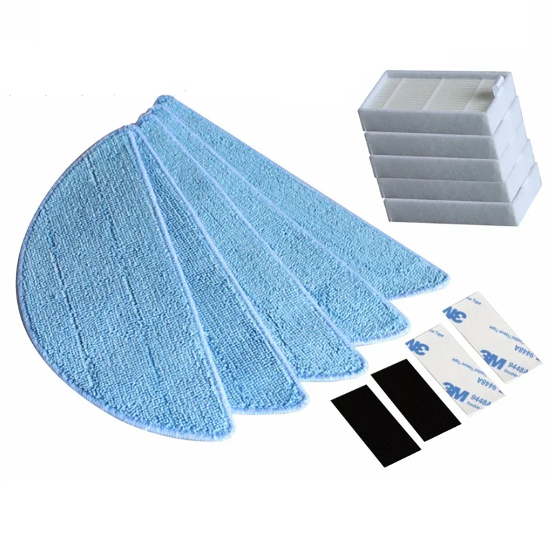 

5x hepa Filter+5x Mop Cloth+5x magic paste for chuwi ilife V5S PRO V3S PRO ilife v50 v5s v5 x5 v3s robot vacuum cleaner parts