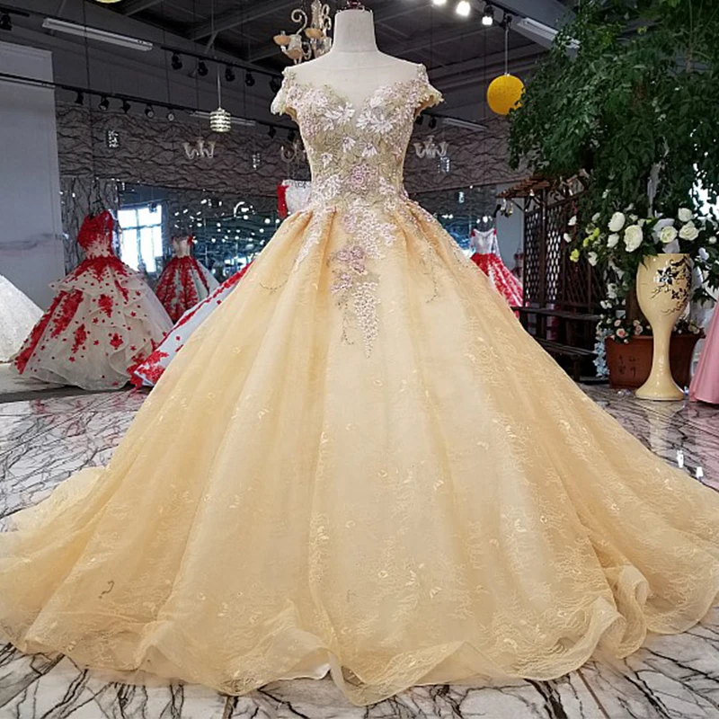 simple colored wedding dresses