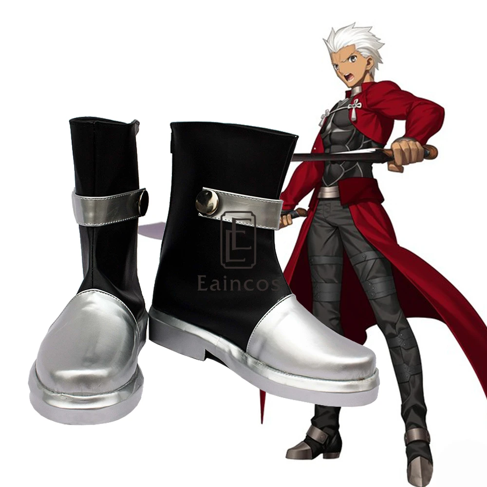 

Fate Stay Night Archer Cosplay Shoes Emiya Archer Halloween Boots Custom-made