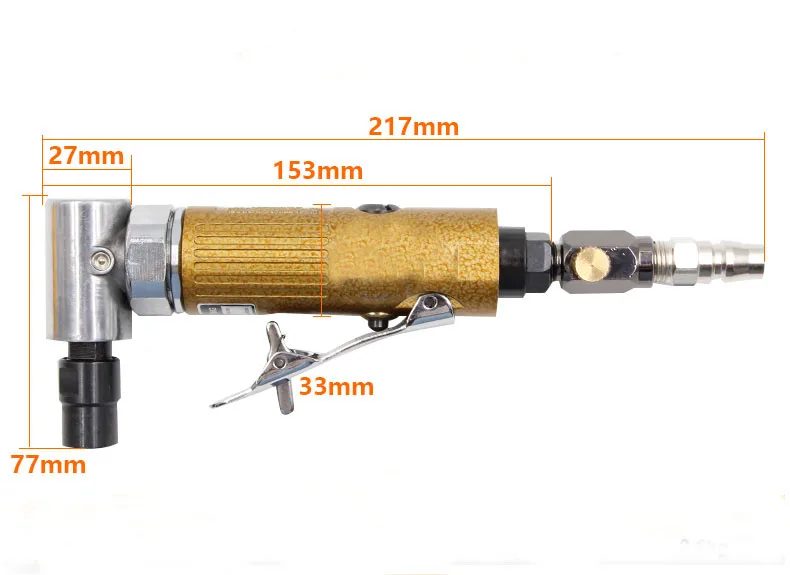 90 degree pneumatic Air die Grinder Tools set, 3mm/6mm chunk air die