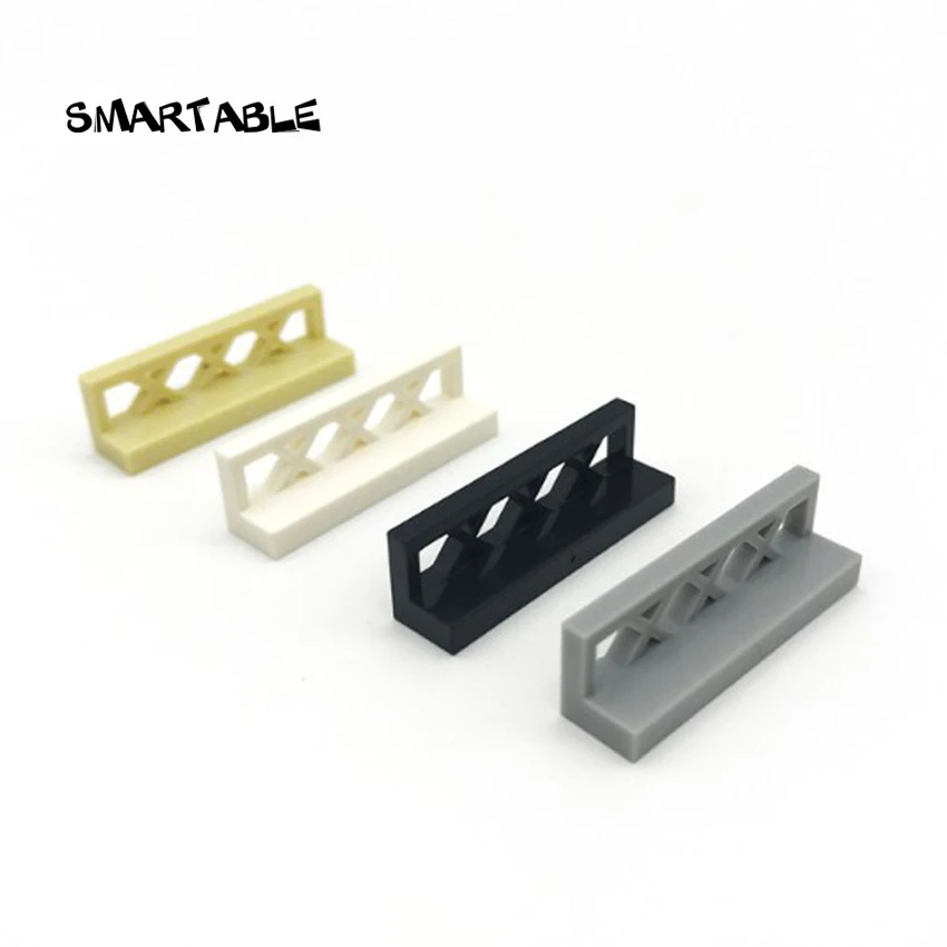 

Smartable Fence 1x4x1 Building Block MOC Parts Toys For Children Creative Compatible Technic City 3633 Toy 50pcs/lot