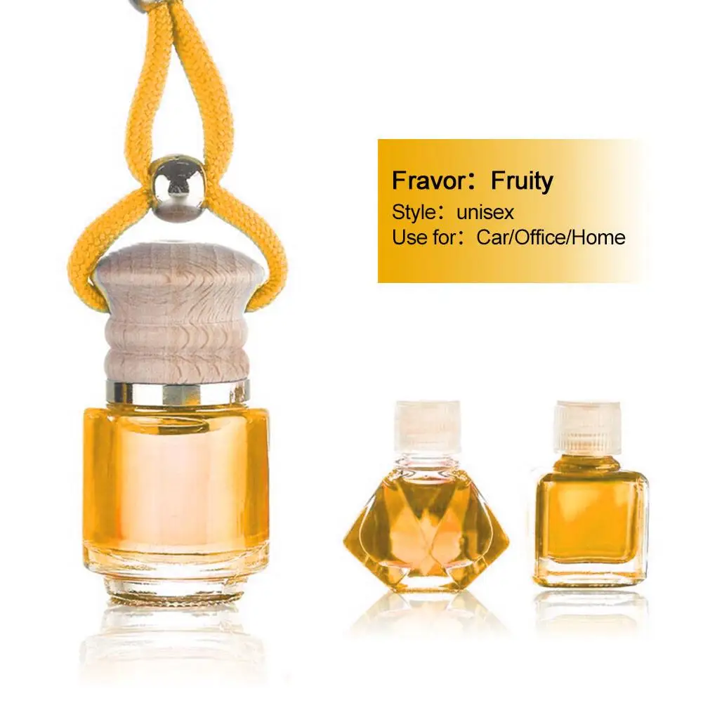 Universal 3PCS 10ml/pcs Car Perfume Oil Pendant Aromatherapy Scented Car Air Freshener Interior Accessory