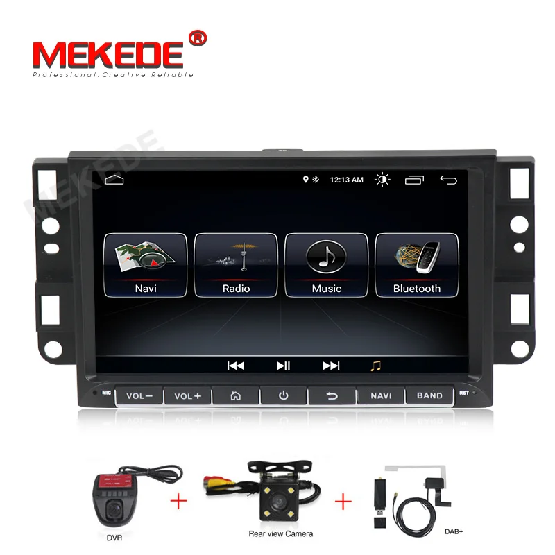 MEKEDE 2 Din Android 8,1 Автомобильный мультимедийный dvd-плеер для Chevrolet Aveo Epica Captiva Spark Optra Tosca Kalos gps стерео