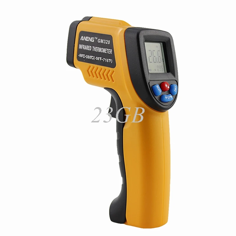 

2017 Handheld Non-Contact LCD Digital Temp IR Laser Gun Infrared Thermometer -50~380 Degrees Celsius MAR24_15