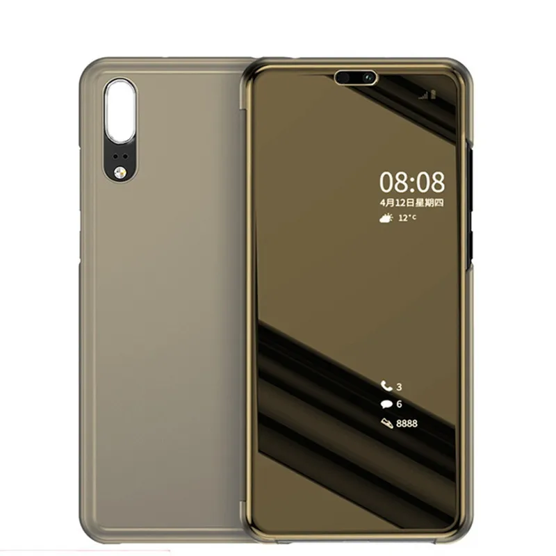 Cell Phone - Mirror Flip Case For Huawei P Smart P20 P10 Mate